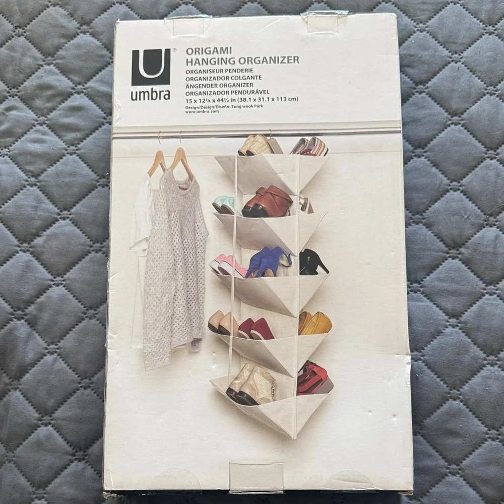 Umbra Origami Hanging Organizer - Cream